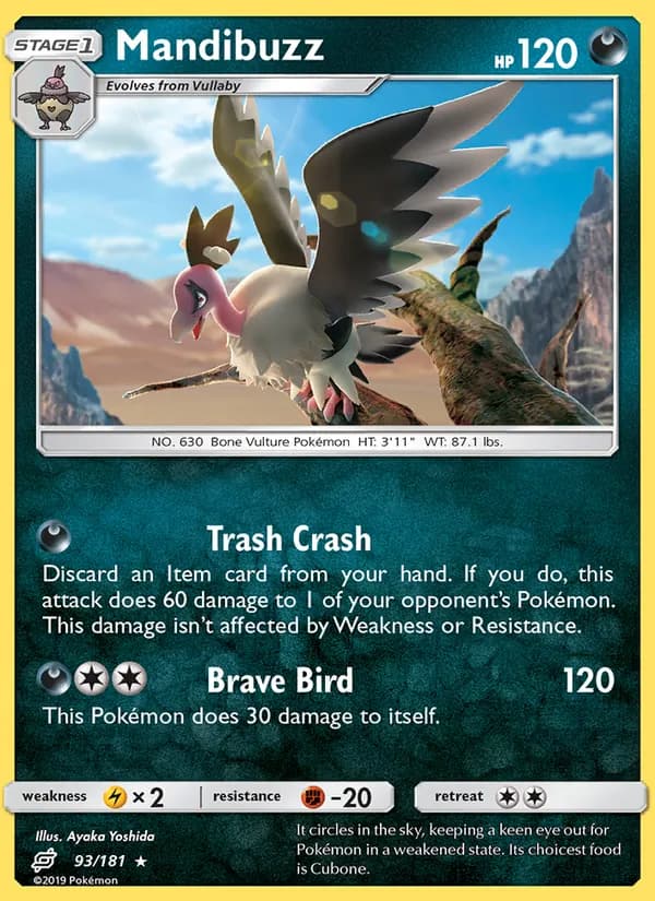 Mandibuzz card in English