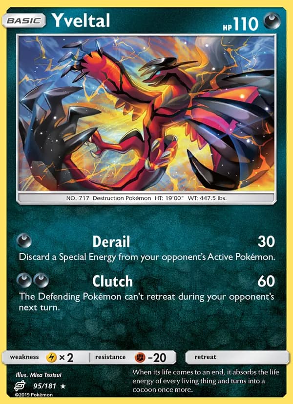Yveltal card in English