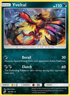 Yveltal card in English