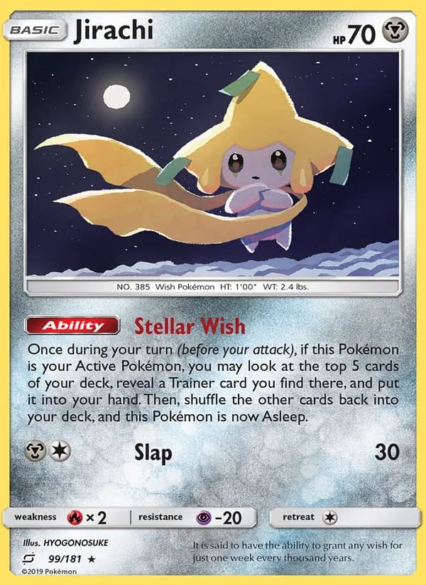 Jirachi card in English