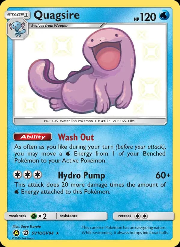 Quagsire card in English