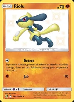 Riolu card in English