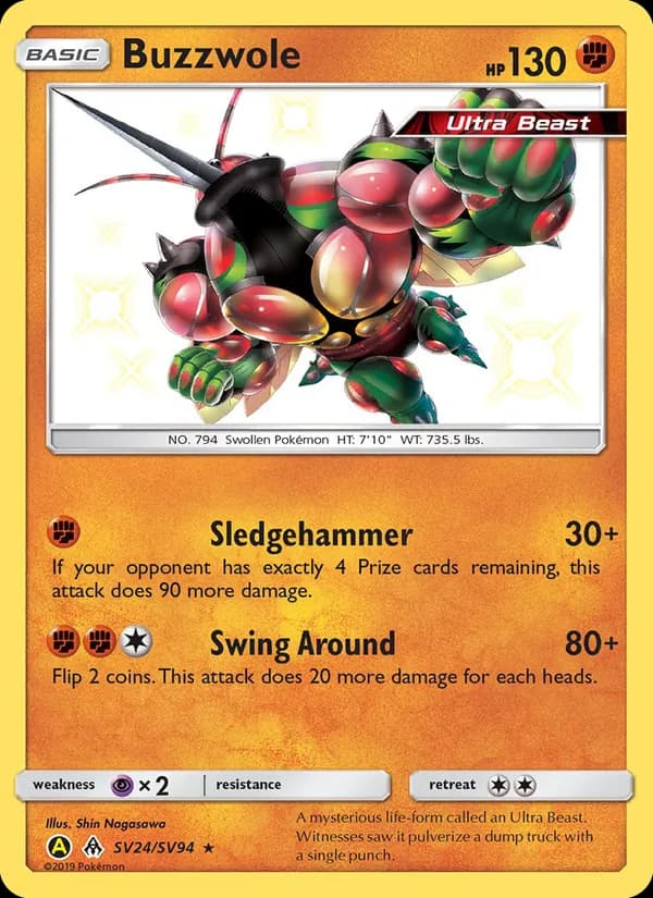 Buzzwole card in English