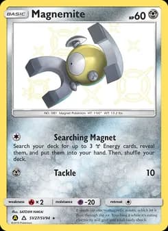 Magnemite card in English