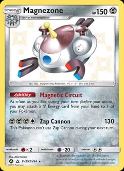 Magnezone card in English