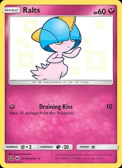Ralts card in English