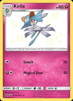 Kirlia card in English