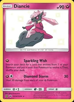 Diancie card in English