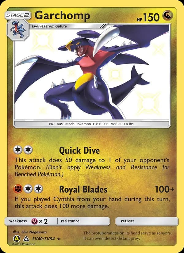 Garchomp card in English