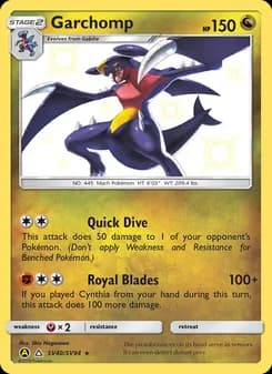 Garchomp card in English