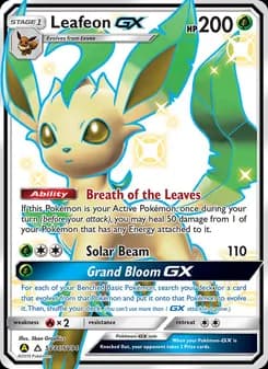Leafeon-GX card in English