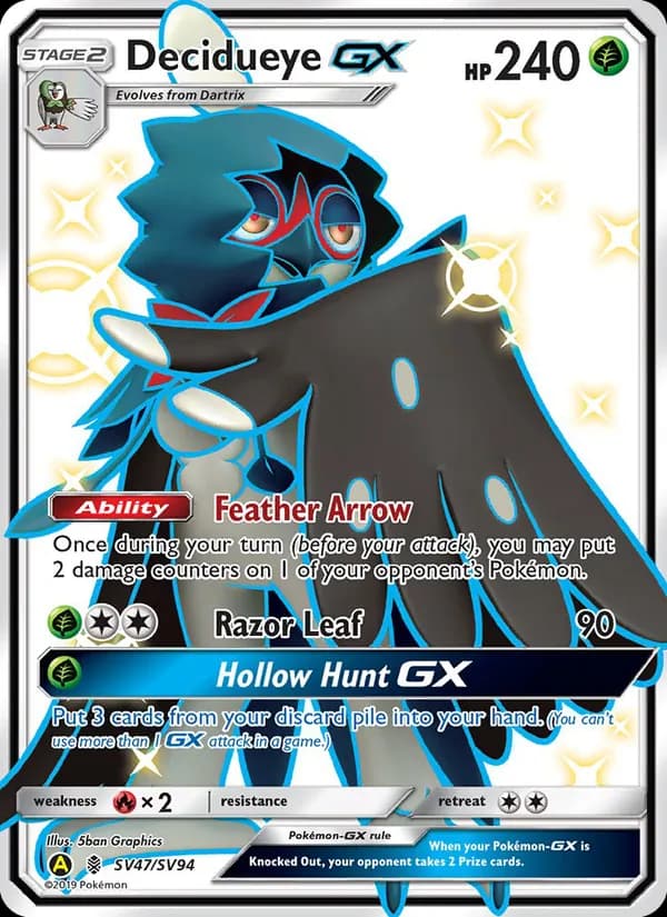 Decidueye-GX card in English