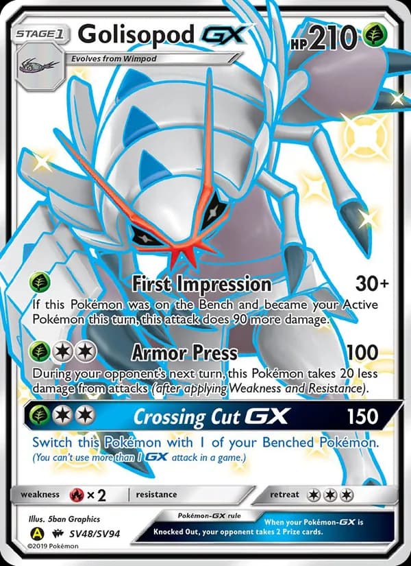 Golisopod-GX card in English