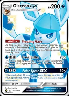 Glaceon-GX card in English