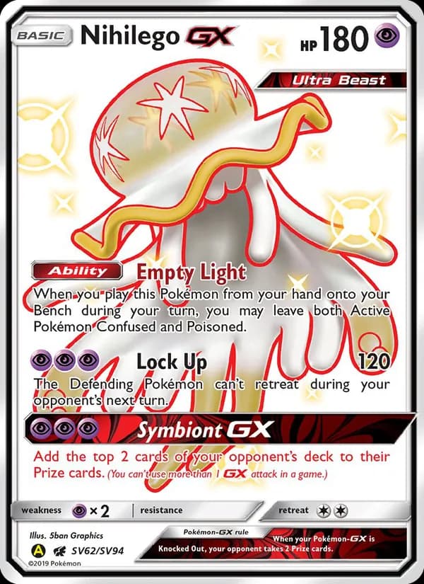 Nihilego-GX card in English