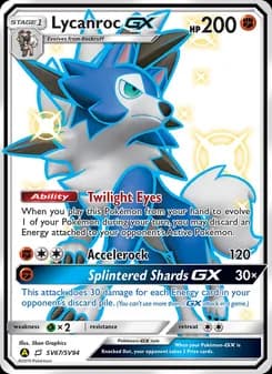 Lycanroc-GX card in English