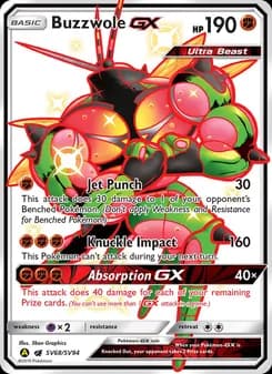 Buzzwole-GX card in English