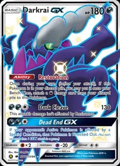 Darkrai-GX card in English