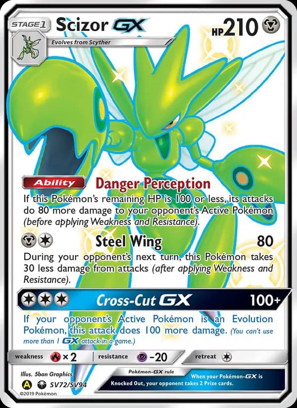 Scizor-GX card in English