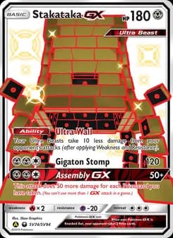 Stakataka-GX card in English