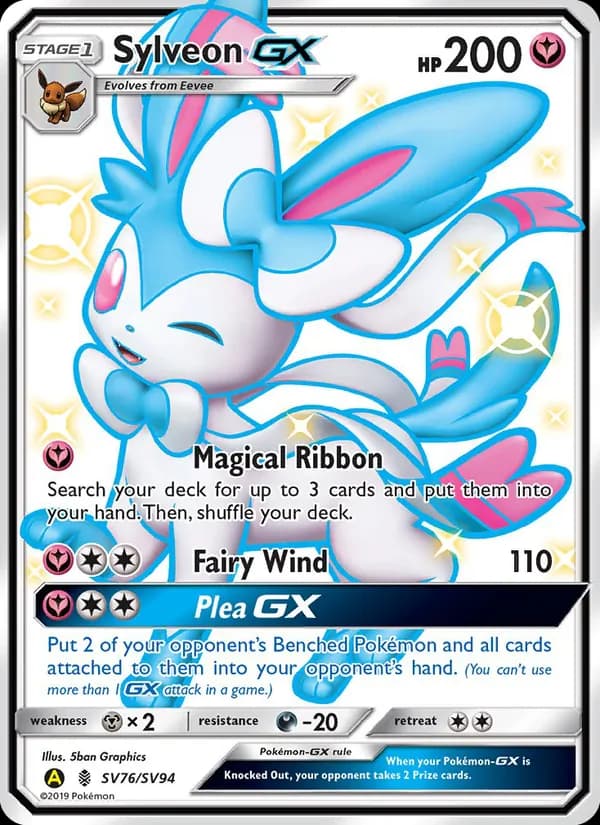 Sylveon-GX card in English