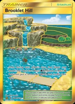 Brooklet Hill card in English