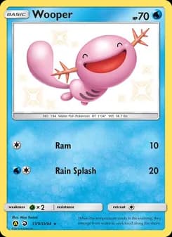 Wooper card in English