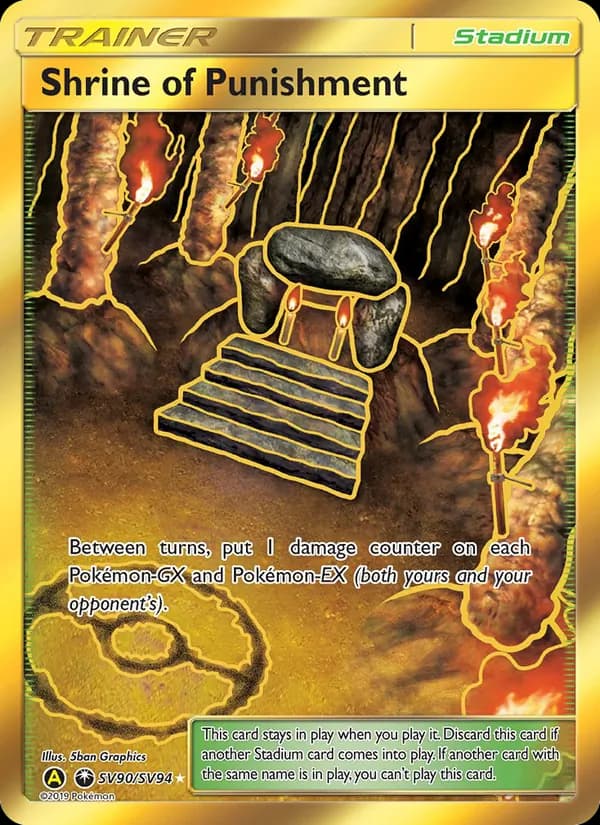 Shrine of Punishment card in English