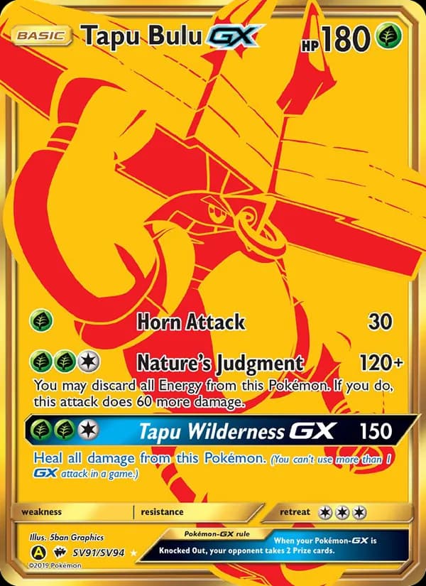 Tapu Bulu-GX card in English