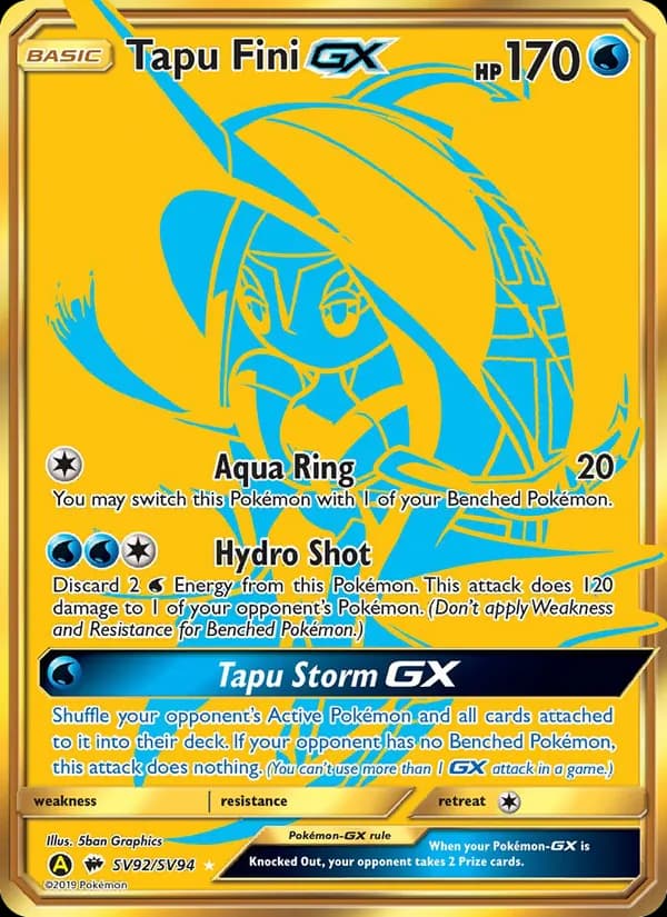 Tapu Fini-GX card in English