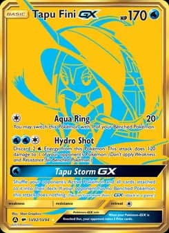 Tapu Fini-GX card in English