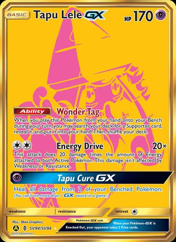 Tapu Lele-GX card in English