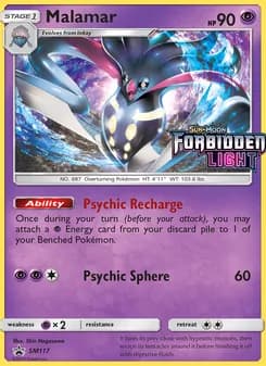 Malamar card in English
