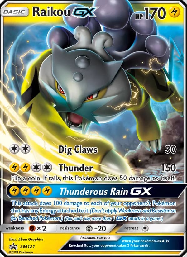 Raikou GX card in English