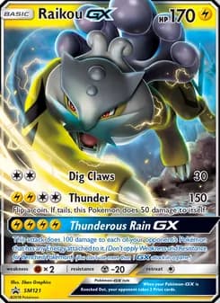 Raikou GX card in English