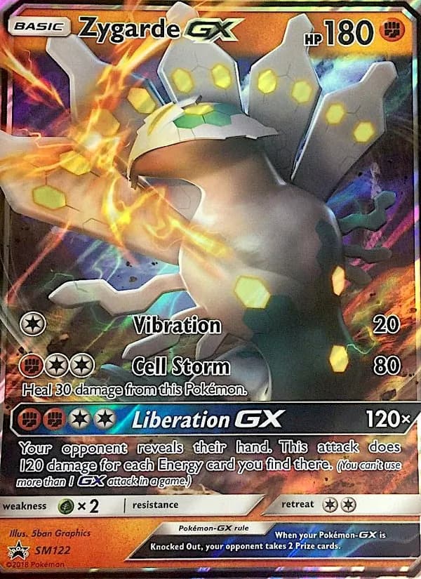 Zygarde GX card in English