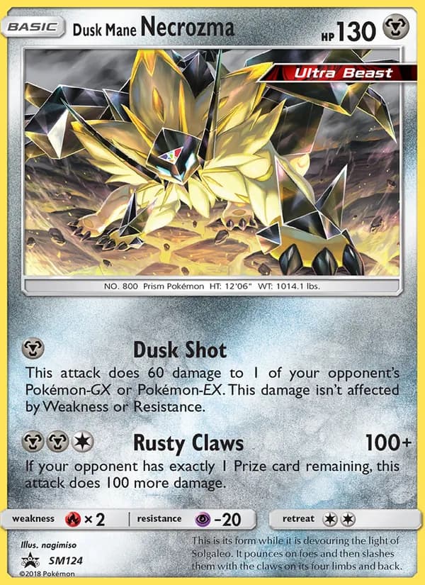 Dusk Mane Necrozma card in English