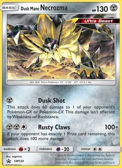 Dusk Mane Necrozma card in English