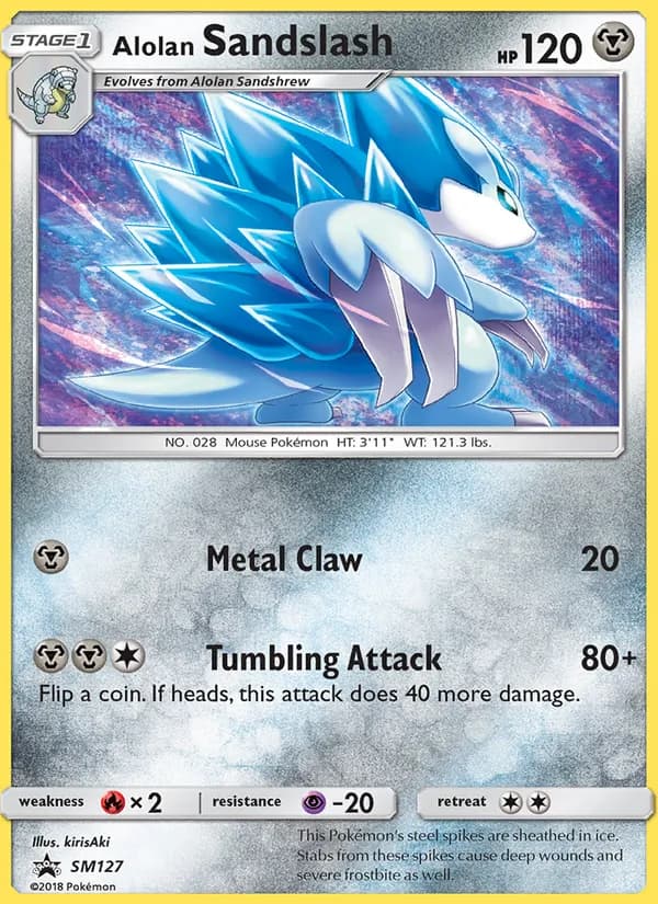 Alolan Sandslash card in English