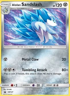 Alolan Sandslash card in English