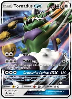 Tornadus GX card in English
