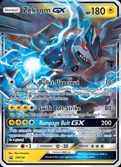Zekrom GX card in English
