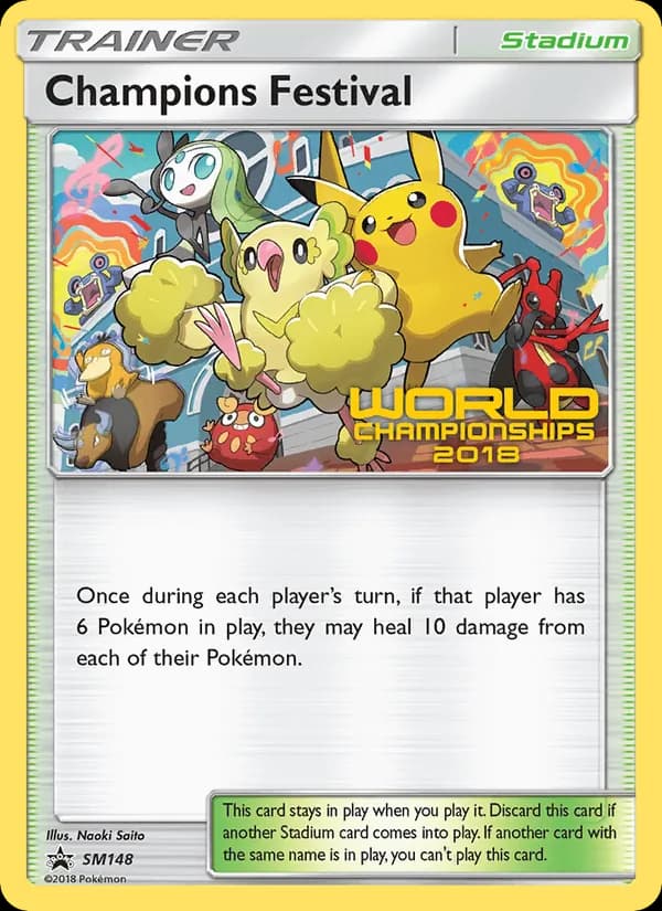 Champions Festival card in English
