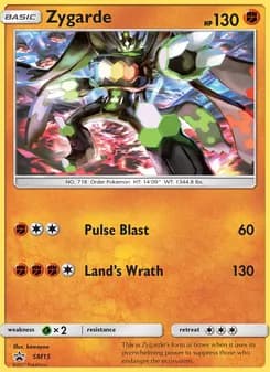 Zygarde card in English