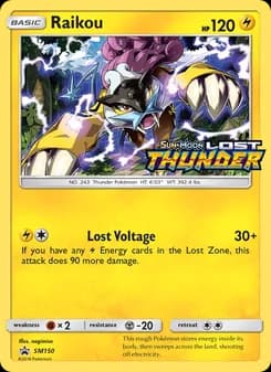 Raikou card in English