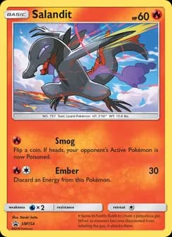 Salandit card in English