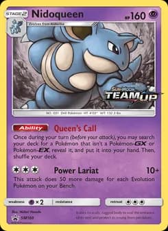 Nidoqueen card in English