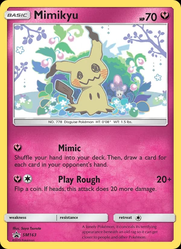 Mimikyu card in English
