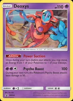 Deoxys card in English