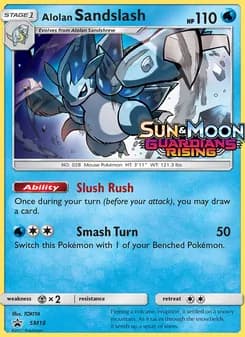 Alolan Sandslash card in English